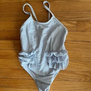 Girls swimsuit striped